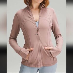 Lululemon pink hooded define jacket size 6